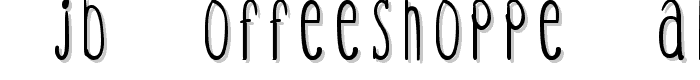 djb coffeeshoppe tallskinny ex font